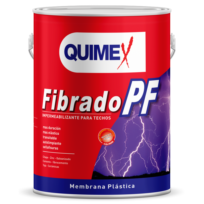 QUIMEXUR TECHEX-PF MEMBRANA FIBRADO LIQUIDO BLANCO X4 KG