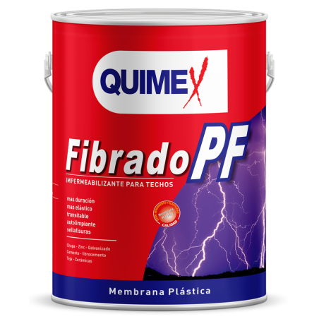 QUIMEXUR TECHEX-PF MEMBRANA FIBRADO LIQUIDO BLANCO X4 KG