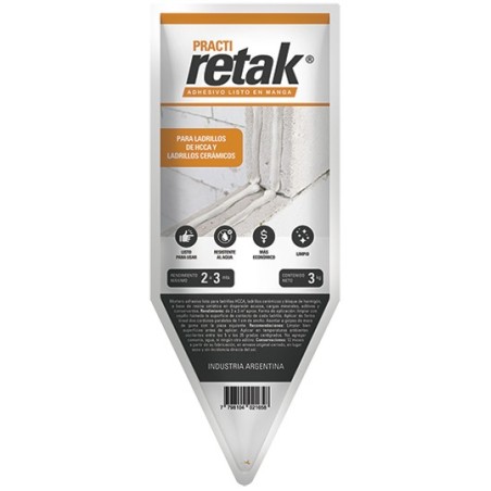 RETAK PRACTI ADHESIVO  EN MANGA X 3KG