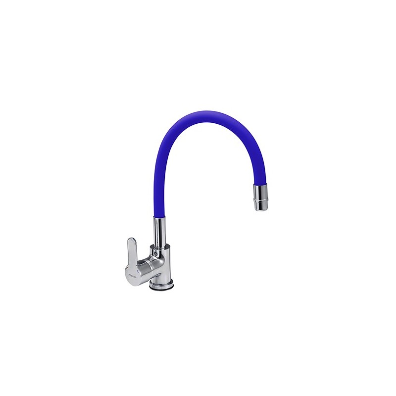 GRIFERÍA CROMATIC EMBLEM COCINA MESADA AZUL (10016AZ)