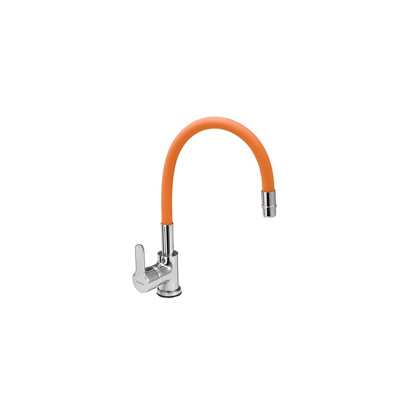 GRIFERIA CROMATIC EMBLEM COCINA MESADA NARANJA (10016NA)