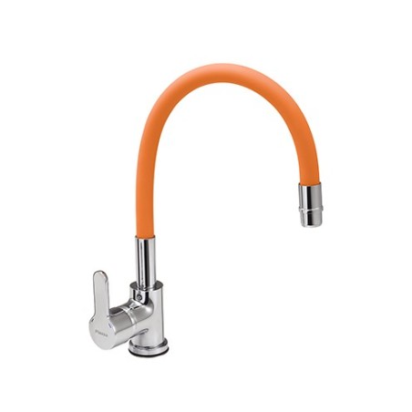 GRIFERIA CROMATIC EMBLEM COCINA MESADA NARANJA (10016NA)