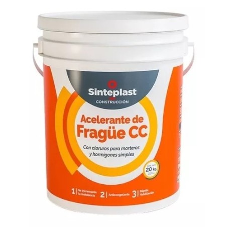 SINTEPLAST ACELERANTE DE FRAGÜE CON CLORURO 20 LTS