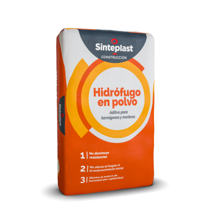 SINTEPLAST HIDRÓFUGO EN POLVO X20 KG