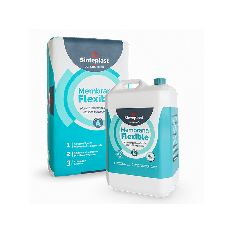 SINTEPLAST MEMBRANA FLEXIBLE PARTE A 24 KG + PARTE B 8 KG