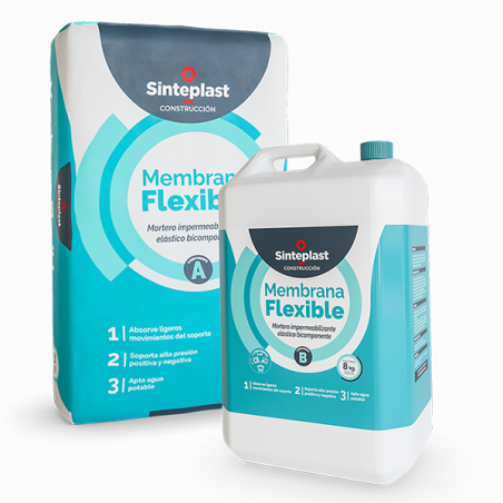 SINTEPLAST MEMBRANA FLEXIBLE PARTE A 24 KG + PARTE B 8 KG